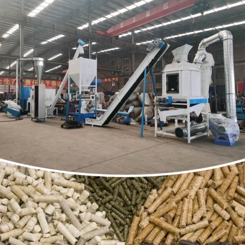 0.5-30 tonnes/h ligne de production de granulés pour aliments pour animaux avec moulin à granulés à anneaux