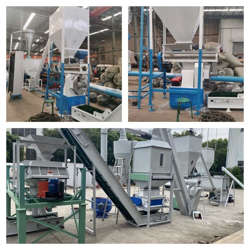 Ligne de production de granulés pour aliments pour animaux pour les céréales 1-12 mm