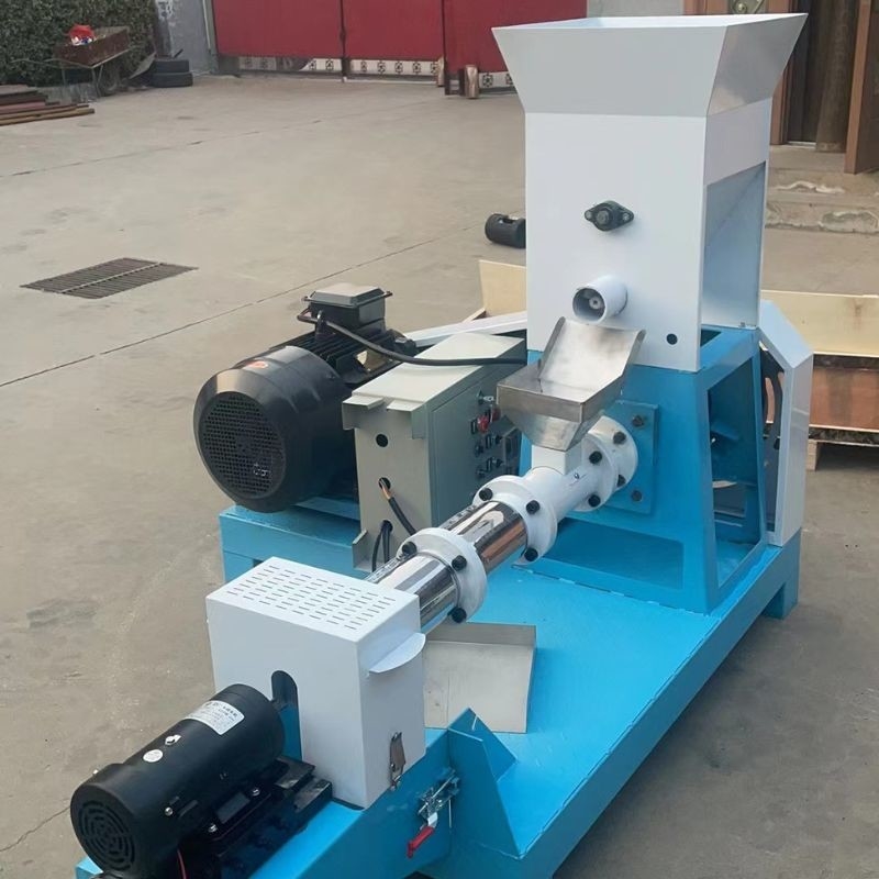 50~2000kg/h Extrudeuse d'alimentation pour poissons en acier inoxydable chauffage à la vapeur électrique à vis simple ou double