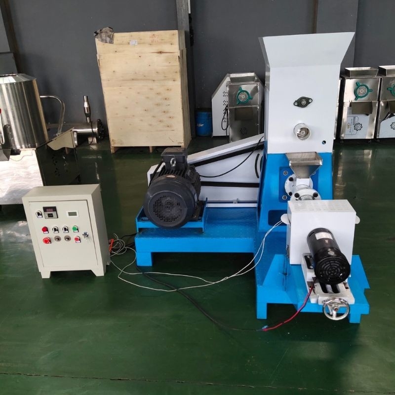 Machine d'extrusion de graines de soja à haute teneur en matières grasses Extruseuseuse Soya Soya Machine de fabrication de farine de soja Aqua Soya Maïs Stick Extruseuseuse d'aliments