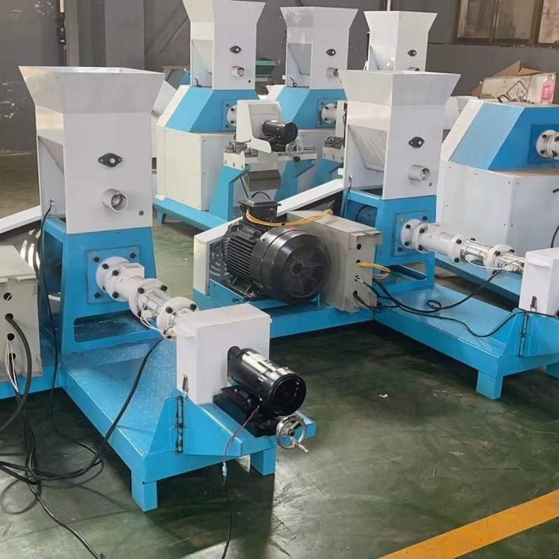 60 kg/h - 100 kg/h extrudeuse à granulés de crevettes pour les engrais de pêche à sec