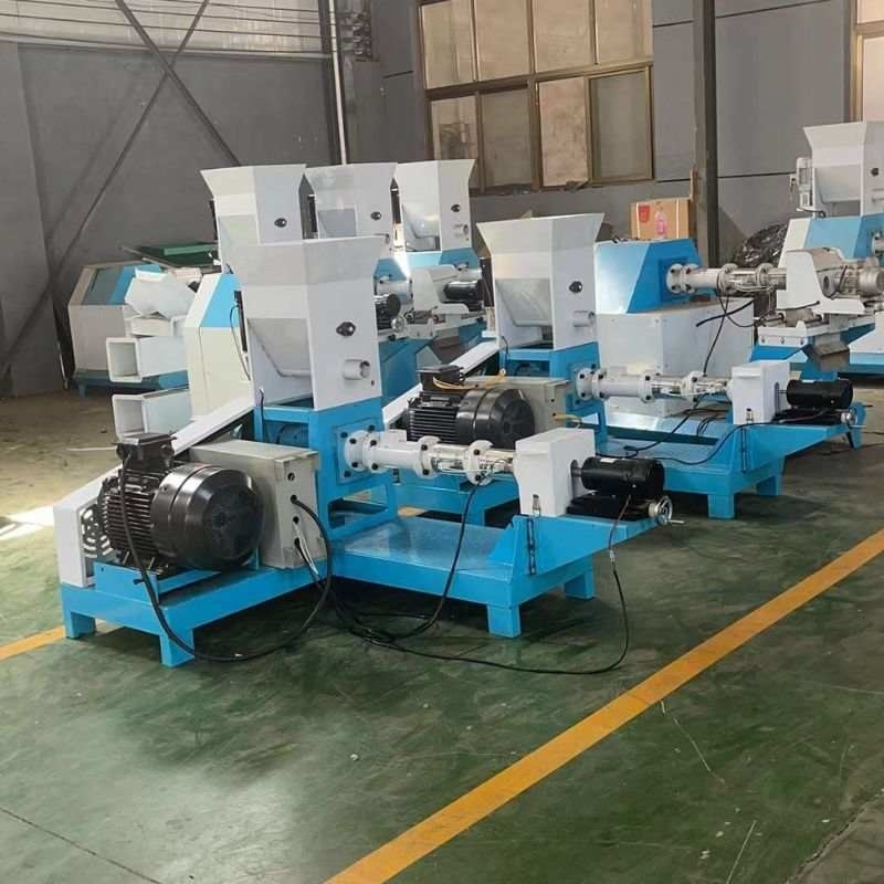0.4kw 22HP machine à pellets de type sec pour aliments pour poissons Extrudeuse flottante pour aliments pour poissons