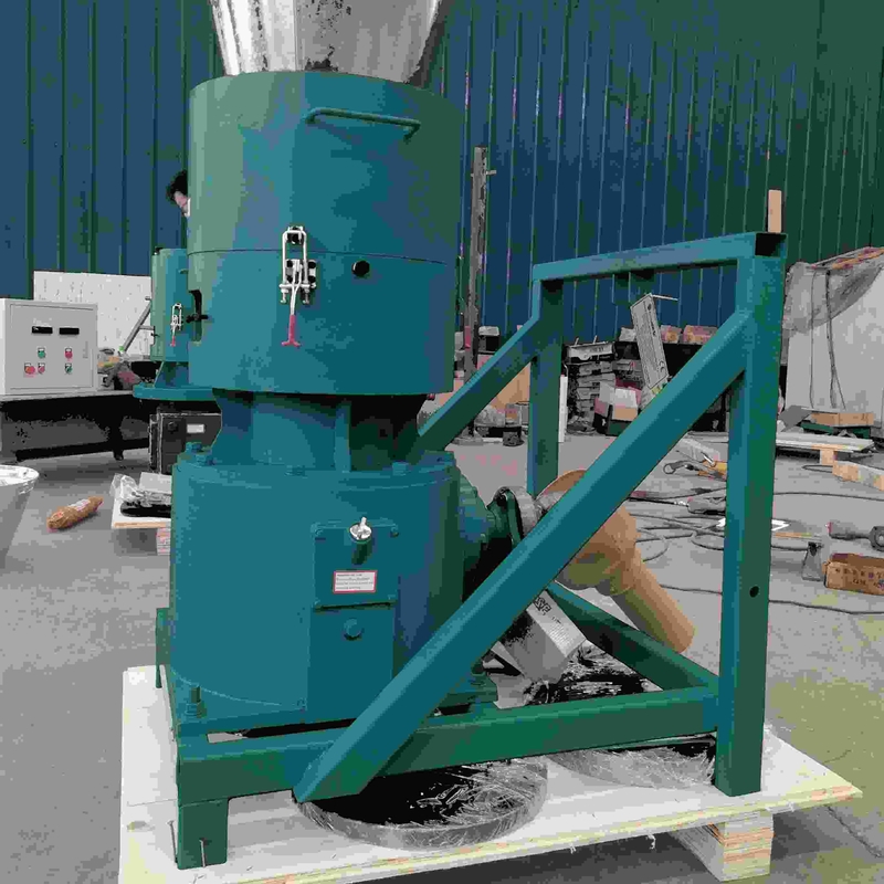 Fabrication de granulés à commande PTO en boîtier en bois avec une production de 80 à 1000 kg/h pour la production de granulés en bois