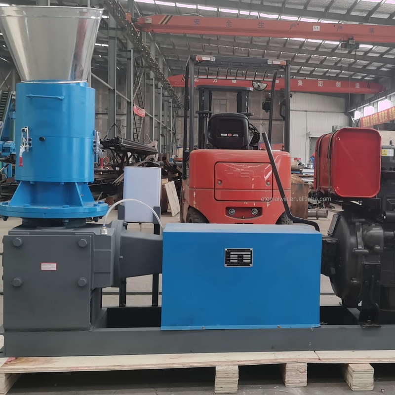 Capacité fabricant de granulés 80-600 kg/h alliage d'acier au carbone sûr 220V/380V 7,5 à 37 kW