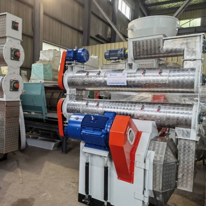 HKJ-250 avec conditionneur unique Moulin à granulés pour la volaille Moulin à granulés pour la volaille Moulin à granulés pour l'anneau Moulin à granulés pour la volaille