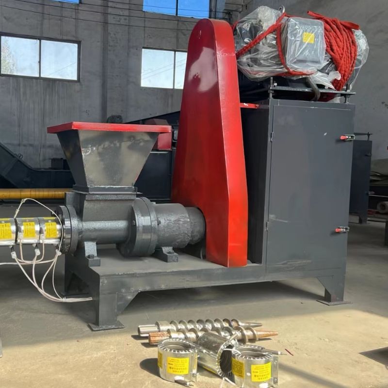 300-350 kg/h Capacité 22kw Puissance Briquetteuse à Biomasse avec 24 mois de garantie pour le carburant et le barbecue