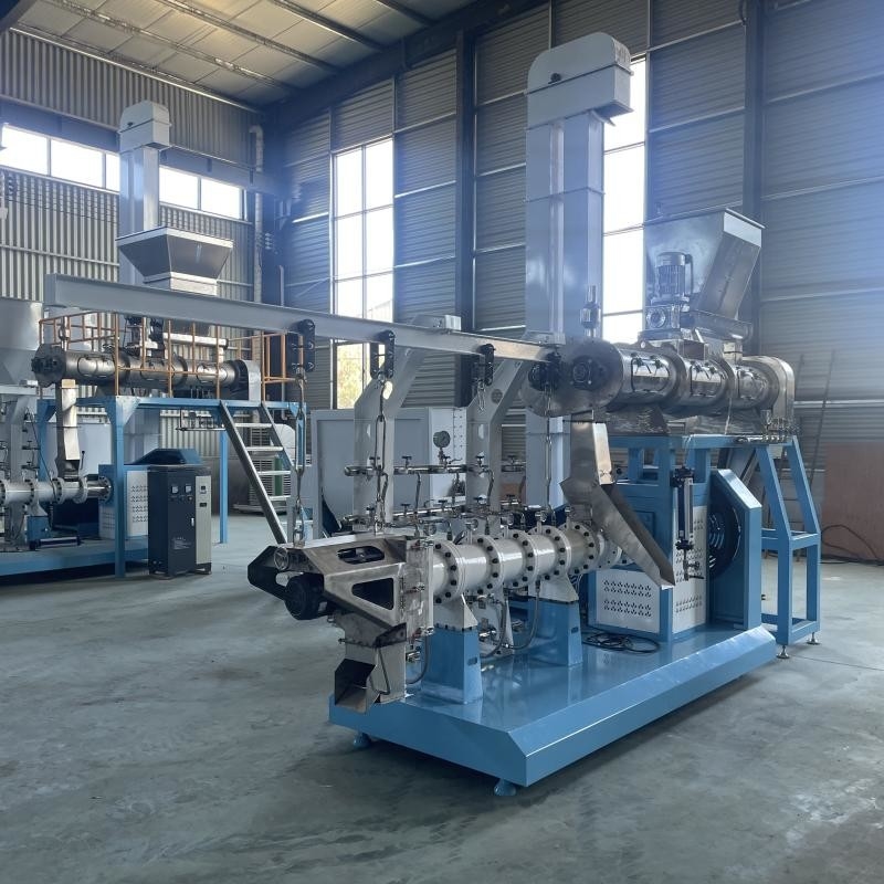Machine d'extrusion de nourriture pour poissons de type humide pour tilapia avec climatiseur à vapeur