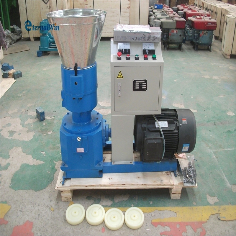 200-300 KG/H Capacité machine de broyeur à granulés de fourrage machine de transformation d'aliments pour oiseaux d'animaux à haute productivité 7.5kw moteur