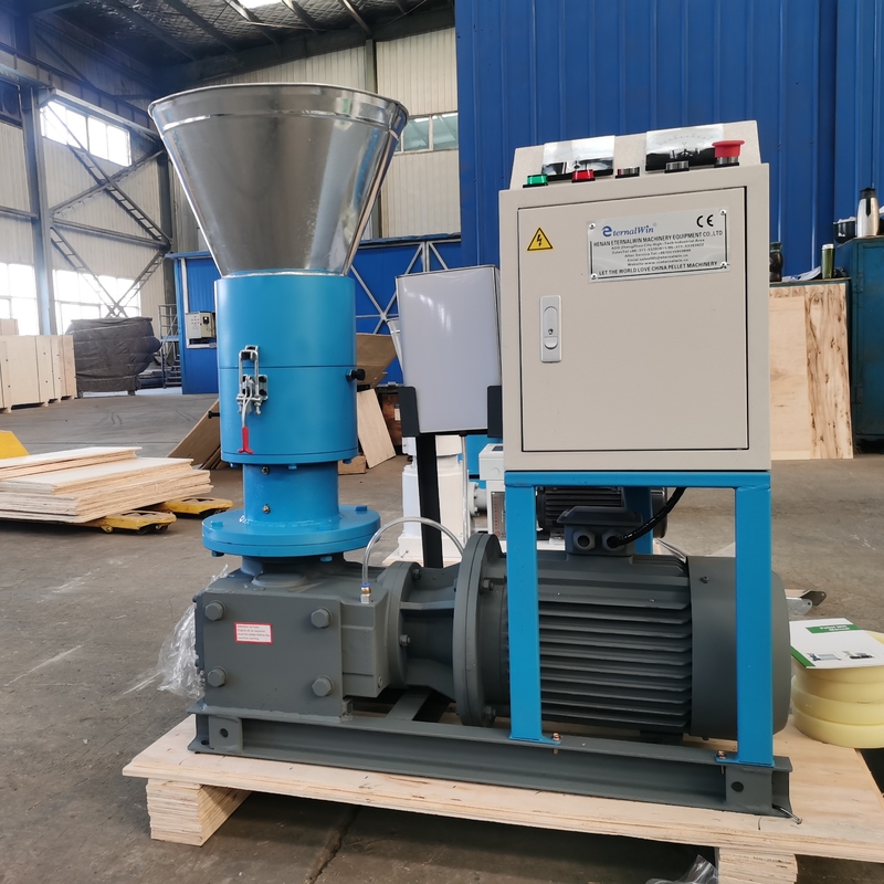 Machine à pellet de bois facile à déplacer Nouveau produit Machine de fabrication de pellet de bois 80 kg/h