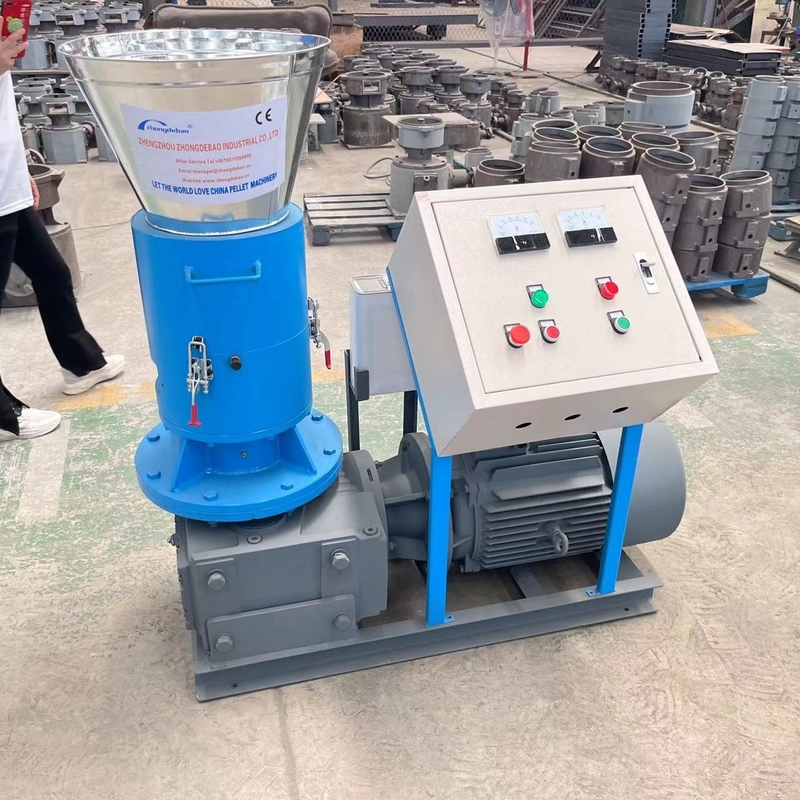 Machine à pellet de bois facile à déplacer Nouveau produit Machine de fabrication de pellet de bois 80 kg/h