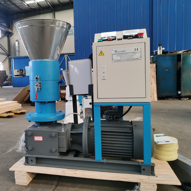 Machine à pellet de bois facile à déplacer Nouveau produit Machine de fabrication de pellet de bois 80 kg/h