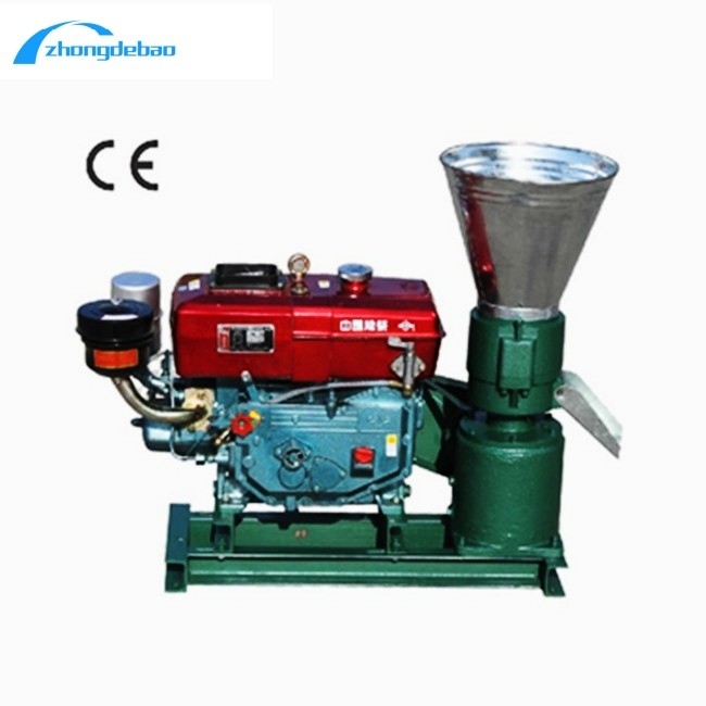 Nouveau design 10HP Diesel type machine à pellets d'alimentation animale 90kg/h