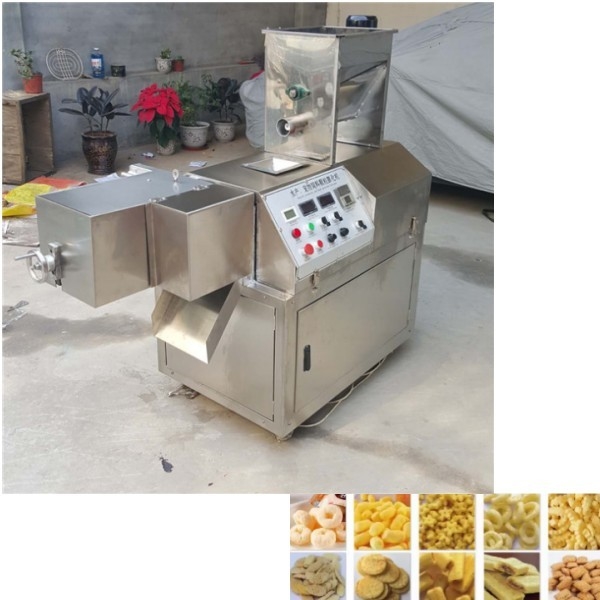 Machine à extruder les aliments à vis à tension 220V/380V pour usine de fabrication de soufflage de tiges de maïs