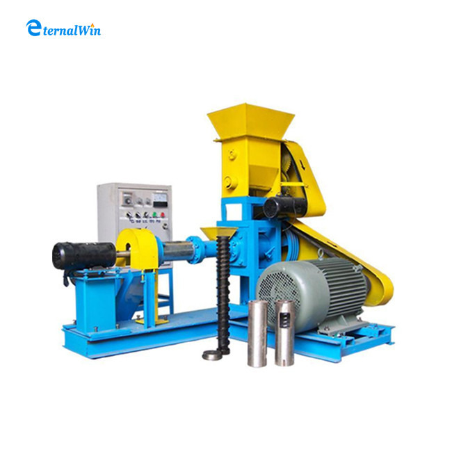 Machine d'alimentation pour poissons flottants certifiée BV à haute capacité avec une capacité de production de 1 t/h