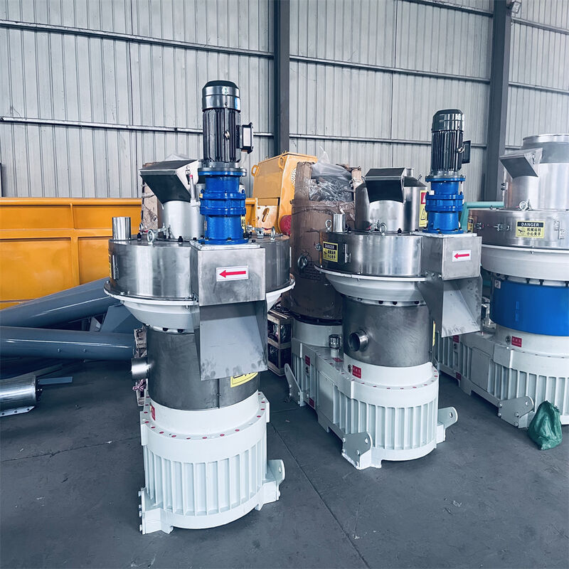 Machine de pellet de bois à matrices commerciales à capacité de 0,5 à 15 T/H et à matrices en acier allié à haute teneur en chrome pour une chaîne de production de pellet de biomasse économe en énergie