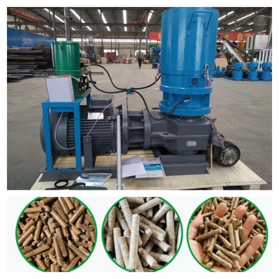 Bois en bois Chip Pellet Machine High Density de biomasse de moulin de granule de matrice de l'appartement 500KG/H