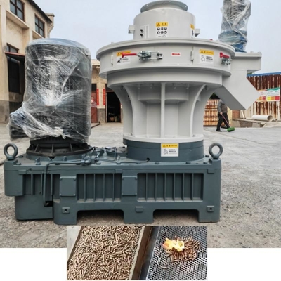 6mm 8mm Ring Die Wood Pellet Mill avec le Cabinet automatique de dépoussiérage de lubrification