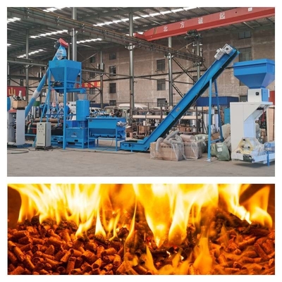 haute densité en bois de machine de granule de déchets de Chip Pellet Machine 1-2tph en bois de 6-12mm