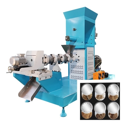 extrudeuse de flottement d'alimentation des poissons 500kg/H avec l'extrudeuse d'aliment pour animaux familiers de granule de 1-12mm avec du CE