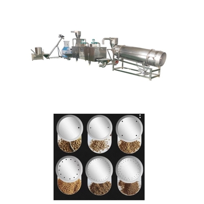Le CE approuvent la chaîne de production de flottement de granule d'alimentation de poissons alimentation d'animal familier