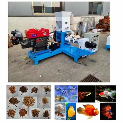 Machine de flottement d'extrudeuse d'alimentation de poissons d'animal familier diesel de petite capacité