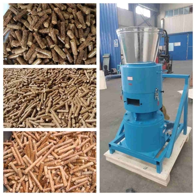 Machine mobile de granule de la poussière de scie de rouleau de machine de granule de tracteur de la biomasse 400PTO