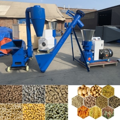 taille finale de granule du moulin 1-12mm de granule de matrice d'appartement de fabricant de granule de l'alimentation des animaux 100-1200kg/H