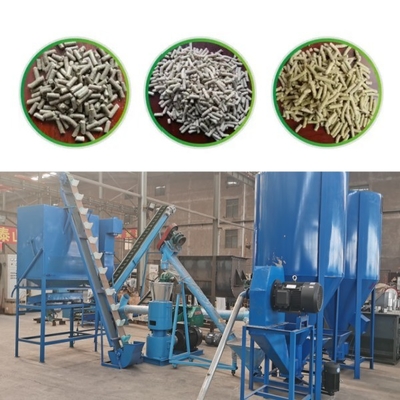 l'appartement de ferme de machine de granule de l'alimentation des animaux 100-1200kg/H meurent des aliments pour chiens de moulin de granule