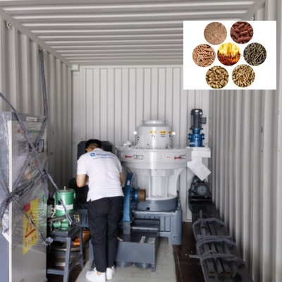Chaîne de production de granule de biomasse de grande capacité carburant Straw Pellet Making Machine
