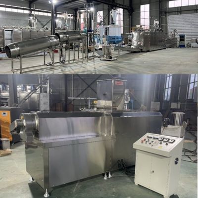 Les poissons aquatiques alimentent le fabricant usinent la vis de Cat Food Making Machine Twin du chien 160KW