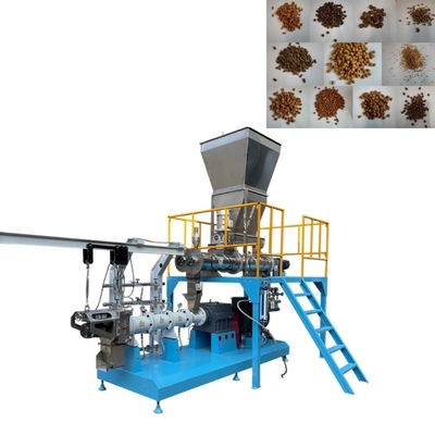 Type humide de flottement ligne de machine d'extrudeuse d'alimentation de poissons de vis jumelle de machine de conducteur de poissons