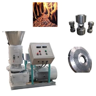 Machine à faire des granulés de bois 380V, machine à faire des granulés de biomasse efficace
