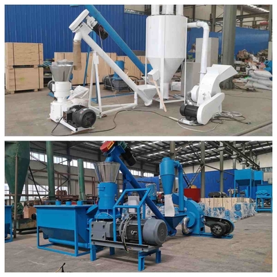 granule d'alimentation de volaille 500kg/H faisant des bétail de poulet de machine alimenter l'usine de granule