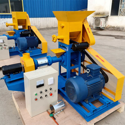 100-120 kg/h Extrudeuse de type sec pour aliments pour poissons Haute efficacité