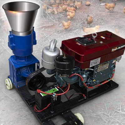 Moulin à pellets de poulet diesel de 30 ch 2200r