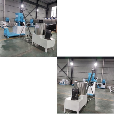 Extrudeuse de nourriture pour poissons de type sec à haute performance 160 kW