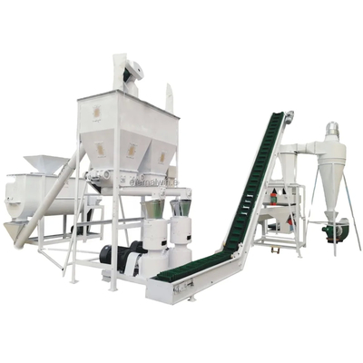Ligne de production de granulés de bois abordable avec pièces d'usure de lame et système de granulation