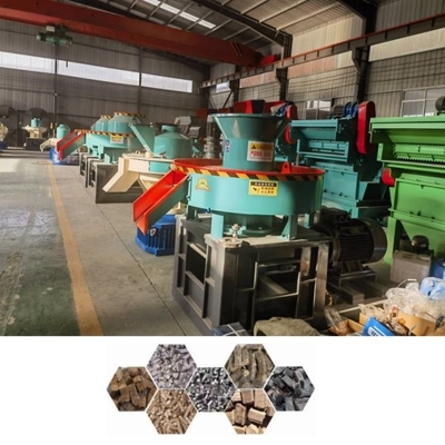 Machine à briquettes à base de biomasse hexagonale pour briqueter la paille de bois